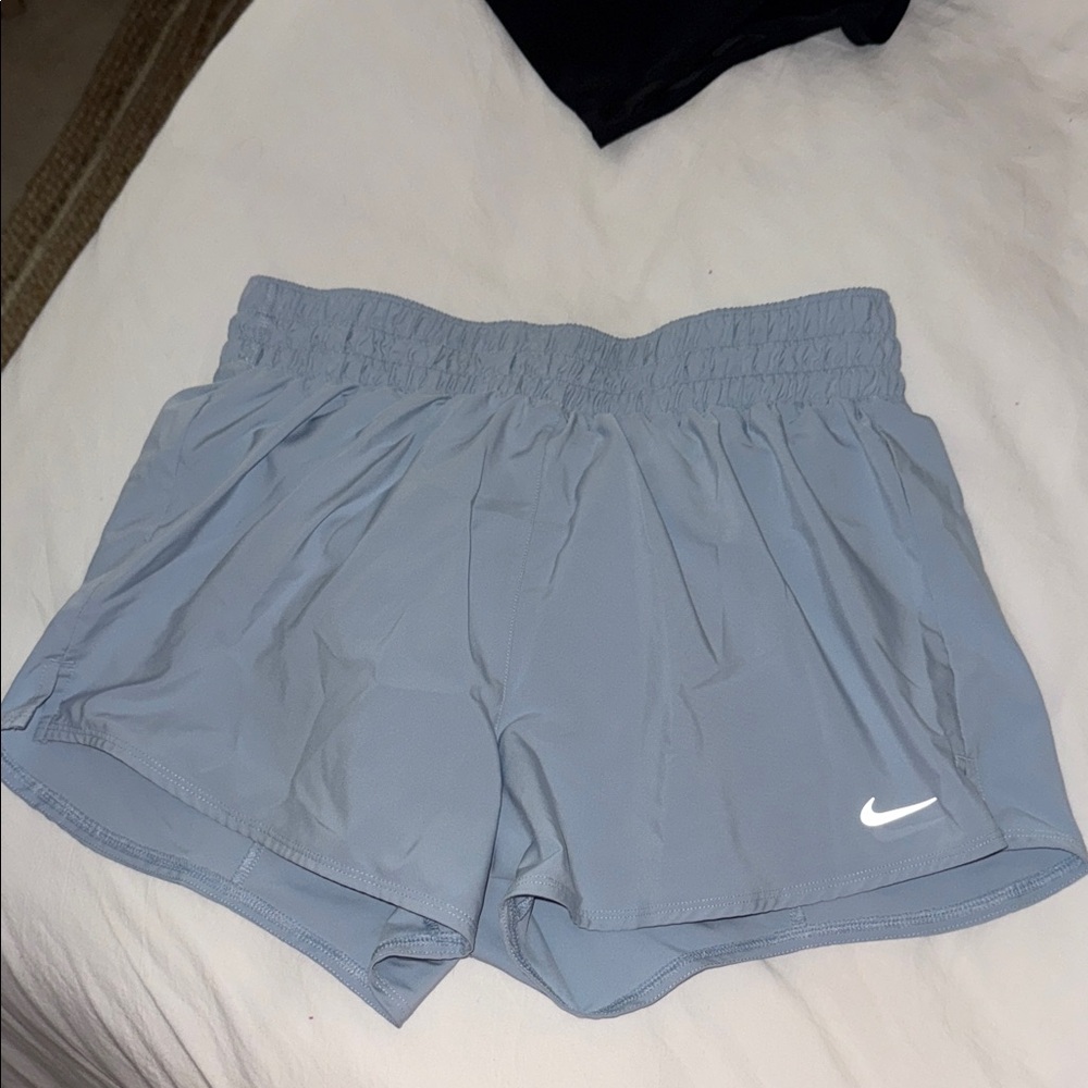Nike Women's Sky Blue Athletic Shorts